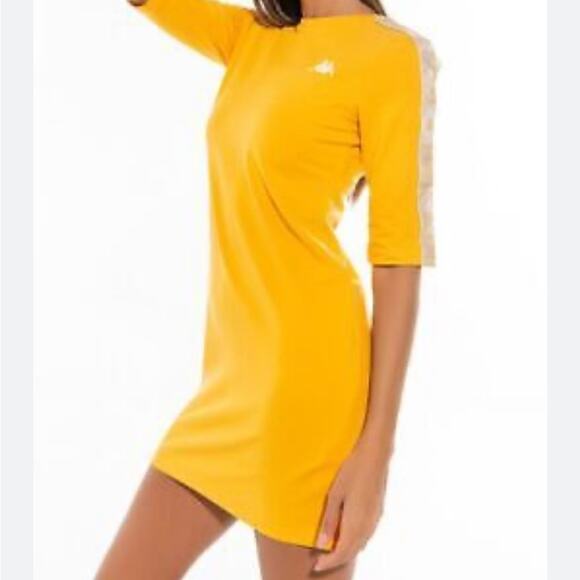 Kappa Mora Yellow T-Shirt Dress - Size Small - Picture 1 of 6